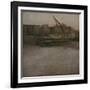 Symphony in Grey and Brown (Lindsey Row, Chelsea), C.1834-1948-James Abbott McNeill Whistler-Framed Giclee Print