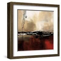 Symphony in Red and Khaki I-Laurie Maitland-Framed Art Print