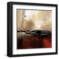 Symphony in Red and Khaki I-Laurie Maitland-Framed Art Print