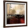 Symphony in Red and Khaki I-Laurie Maitland-Framed Art Print