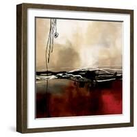 Symphony in Red and Khaki I-Laurie Maitland-Framed Art Print