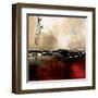 Symphony in Red and Khaki I-Laurie Maitland-Framed Art Print