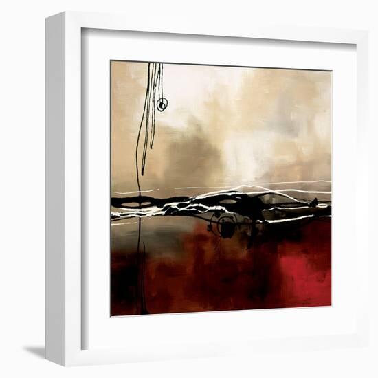 Symphony in Red and Khaki I-Laurie Maitland-Framed Art Print