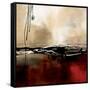 Symphony in Red and Khaki I-Laurie Maitland-Framed Stretched Canvas