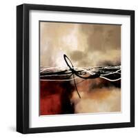 Symphony in Red and Khaki II-Laurie Maitland-Framed Art Print