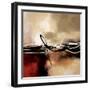 Symphony in Red and Khaki II-Laurie Maitland-Framed Premium Giclee Print