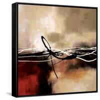 Symphony in Red and Khaki II-Laurie Maitland-Framed Stretched Canvas