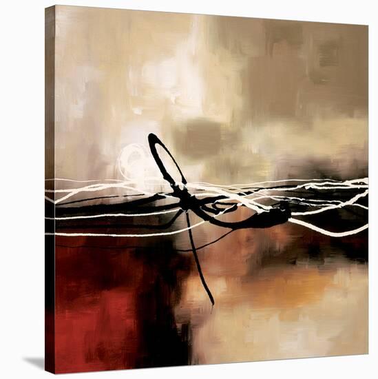 Symphony in Red and Khaki II-Laurie Maitland-Stretched Canvas