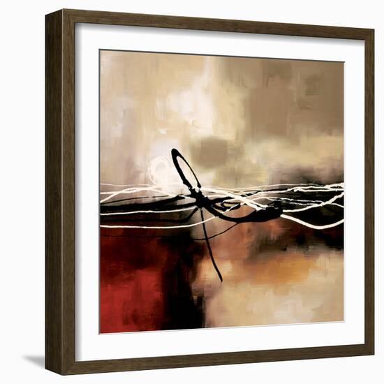 Symphony in Red and Khaki II-Laurie Maitland-Framed Art Print