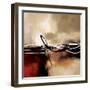 Symphony in Red and Khaki II-Laurie Maitland-Framed Art Print