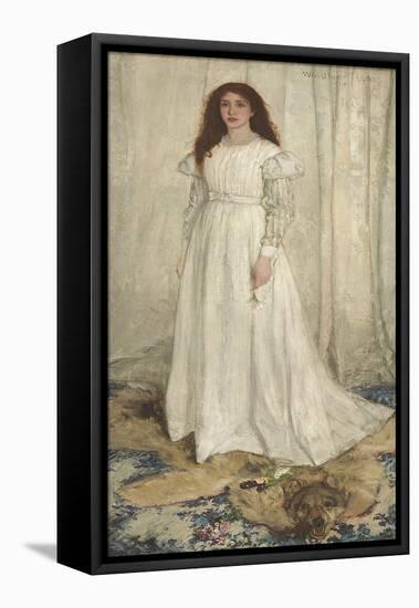 Symphony in White, No. 1: the White Girl, 1862-James Abbott McNeill Whistler-Framed Stretched Canvas