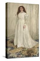 Symphony in White, No. 1: the White Girl, 1862-James Abbott McNeill Whistler-Stretched Canvas