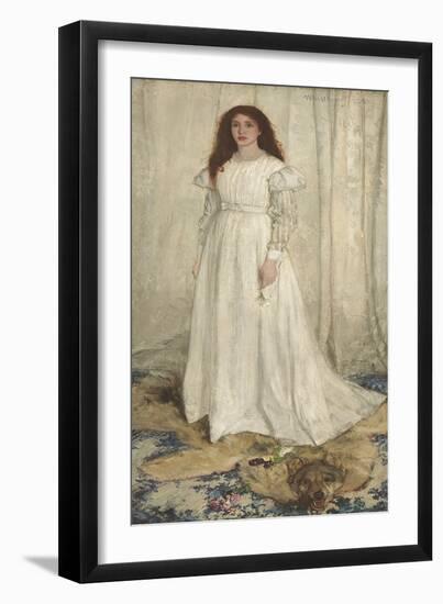 Symphony in White, No. 1: the White Girl, 1862-James Abbott McNeill Whistler-Framed Giclee Print