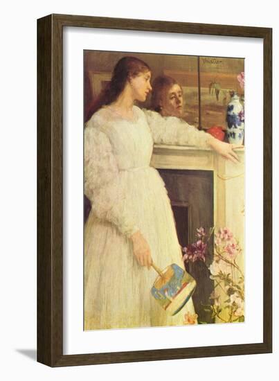 Symphony In White No. 2, Girls In White-James Abbott McNeill Whistler-Framed Art Print