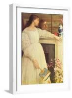 Symphony In White No. 2, Girls In White-James Abbott McNeill Whistler-Framed Art Print