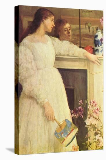 Symphony In White No. 2, Girls In White-James Abbott McNeill Whistler-Stretched Canvas