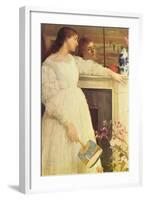 Symphony In White No. 2, Girls In White-James Abbott McNeill Whistler-Framed Art Print