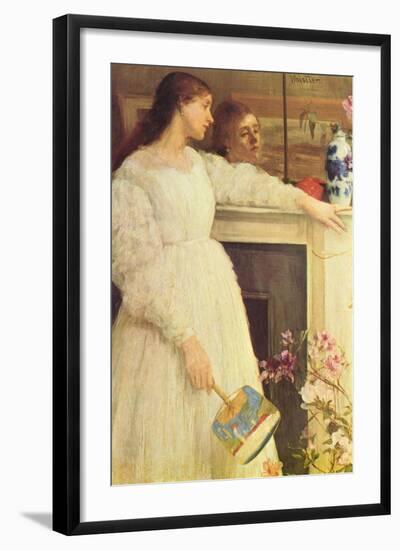 Symphony In White No. 2, Girls In White-James Abbott McNeill Whistler-Framed Art Print