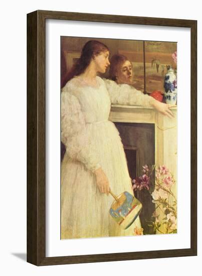 Symphony In White No. 2, Girls In White-James Abbott McNeill Whistler-Framed Art Print