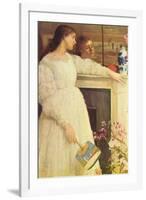 Symphony In White No. 2, Girls In White-James Abbott McNeill Whistler-Framed Art Print