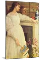 Symphony In White No. 2, Girls In White-James Abbott McNeill Whistler-Mounted Art Print