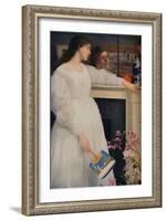 Symphony in White, No. 2: the Little White Girl, (1864-6), 1937-James Abbott McNeill Whistler-Framed Giclee Print