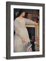 Symphony in White, No. 2: the Little White Girl, (1864-6), 1937-James Abbott McNeill Whistler-Framed Giclee Print