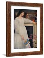 Symphony in White, No. 2: the Little White Girl, (1864-6), 1937-James Abbott McNeill Whistler-Framed Giclee Print