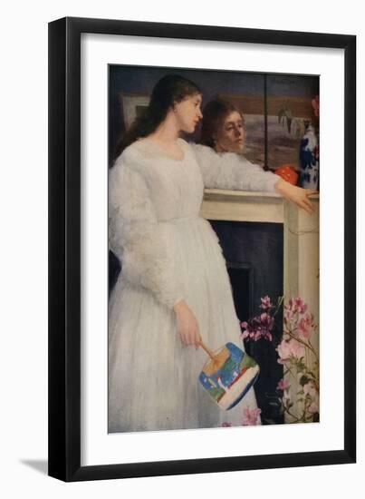 Symphony in White, No. 2: the Little White Girl, (1864-6), 1937-James Abbott McNeill Whistler-Framed Giclee Print