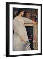 Symphony in White, No. 2: the Little White Girl, (1864-6), 1937-James Abbott McNeill Whistler-Framed Giclee Print