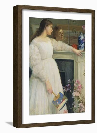 Symphony in White, No. 2: The Little White Girl-James Abbott McNeill Whistler-Framed Giclee Print