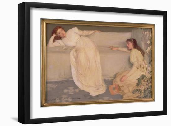 Symphony in White, No. III, 1865-67-James Abbott McNeill Whistler-Framed Giclee Print