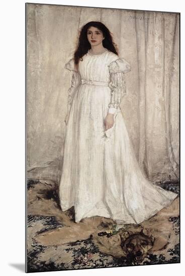 Symphony in White, No-James Abbott McNeill Whistler-Mounted Art Print
