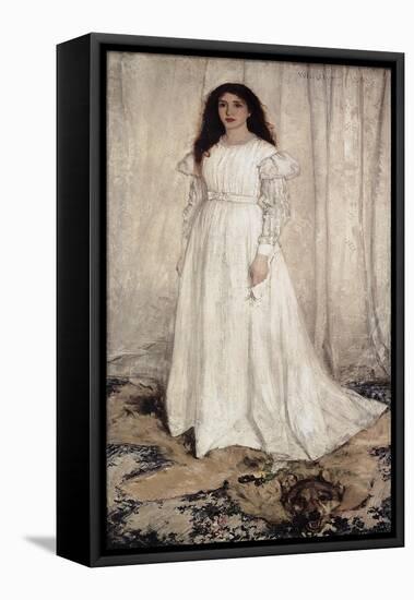 Symphony in White, No-James Abbott McNeill Whistler-Framed Stretched Canvas