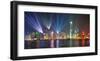 Symphony of lights, Hong Kong-null-Framed Giclee Print