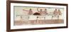 Symposium Scene, Ca 480-490 BC Decorative Fresco of North Wall of Tomb of Diver at Paestum-null-Framed Giclee Print