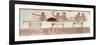 Symposium Scene, Ca 480-490 BC Decorative Fresco of North Wall of Tomb of Diver at Paestum-null-Framed Giclee Print