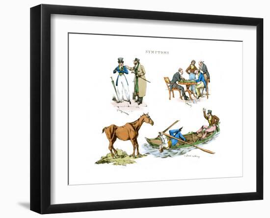 Symptoms of Being Amused, 1822-Henry Thomas Alken-Framed Giclee Print