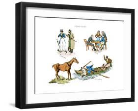 Symptoms of Being Amused, 1822-Henry Thomas Alken-Framed Giclee Print