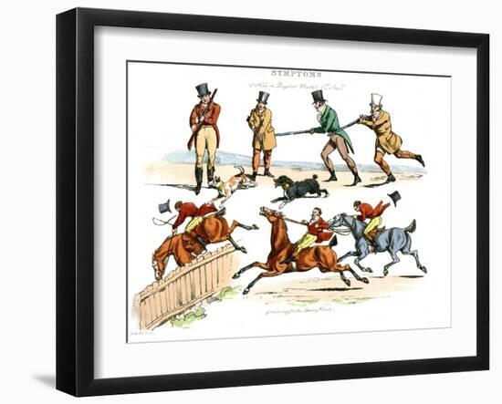 Symptoms of Being Amused, 1822-Henry Thomas Alken-Framed Giclee Print