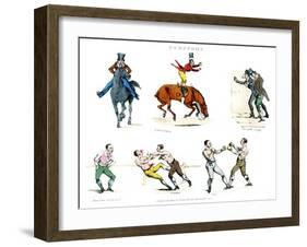 Symptoms of Being Amused, 1822-Henry Thomas Alken-Framed Giclee Print