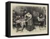 Symptoms of Boxing Night-Charles Green-Framed Stretched Canvas