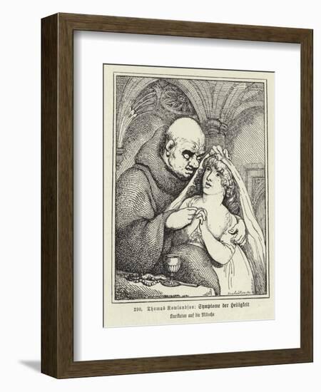 Symptoms of Sanctity-Thomas Rowlandson-Framed Giclee Print