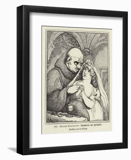 Symptoms of Sanctity-Thomas Rowlandson-Framed Giclee Print