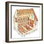 Synagogue, 15th Century, Central Europe-Fernando Aznar Cenamor-Framed Giclee Print