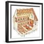 Synagogue, 15th Century, Central Europe-Fernando Aznar Cenamor-Framed Giclee Print