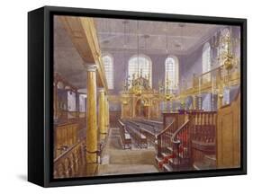 Synagogue, Bevis Marks, City of London, 1884-John Crowther-Framed Stretched Canvas