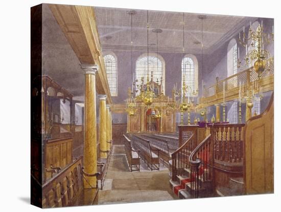 Synagogue, Bevis Marks, City of London, 1884-John Crowther-Stretched Canvas