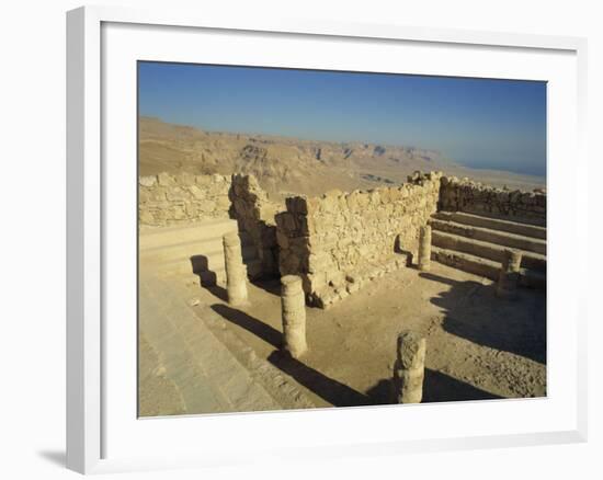 Synagogue, Masada, UNESCO World Heritage Site, Israel, Middle East-Simanor Eitan-Framed Photographic Print