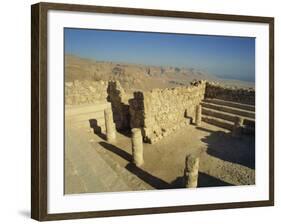 Synagogue, Masada, UNESCO World Heritage Site, Israel, Middle East-Simanor Eitan-Framed Photographic Print